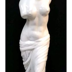 Porcelain Venus De Milo Statue Italian Replica 18" Tall