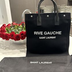 Authentic Saint Laurent Rive Gauche Tote Bag