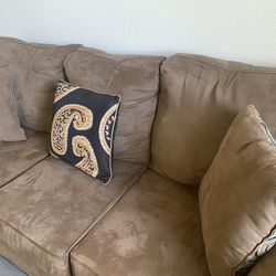 Brown sofa