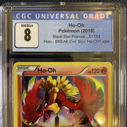 Pokemon Card : Ho-Oh Near Mint / Mint Slab