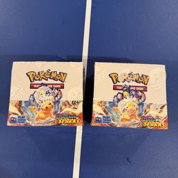 Pokemon Surging Sparks Booster Box, Sealed, Lot of 2