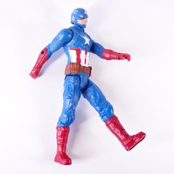 12" Captain America Action Figure Titan Hero Series Avengers Marvel Hasbro 2013