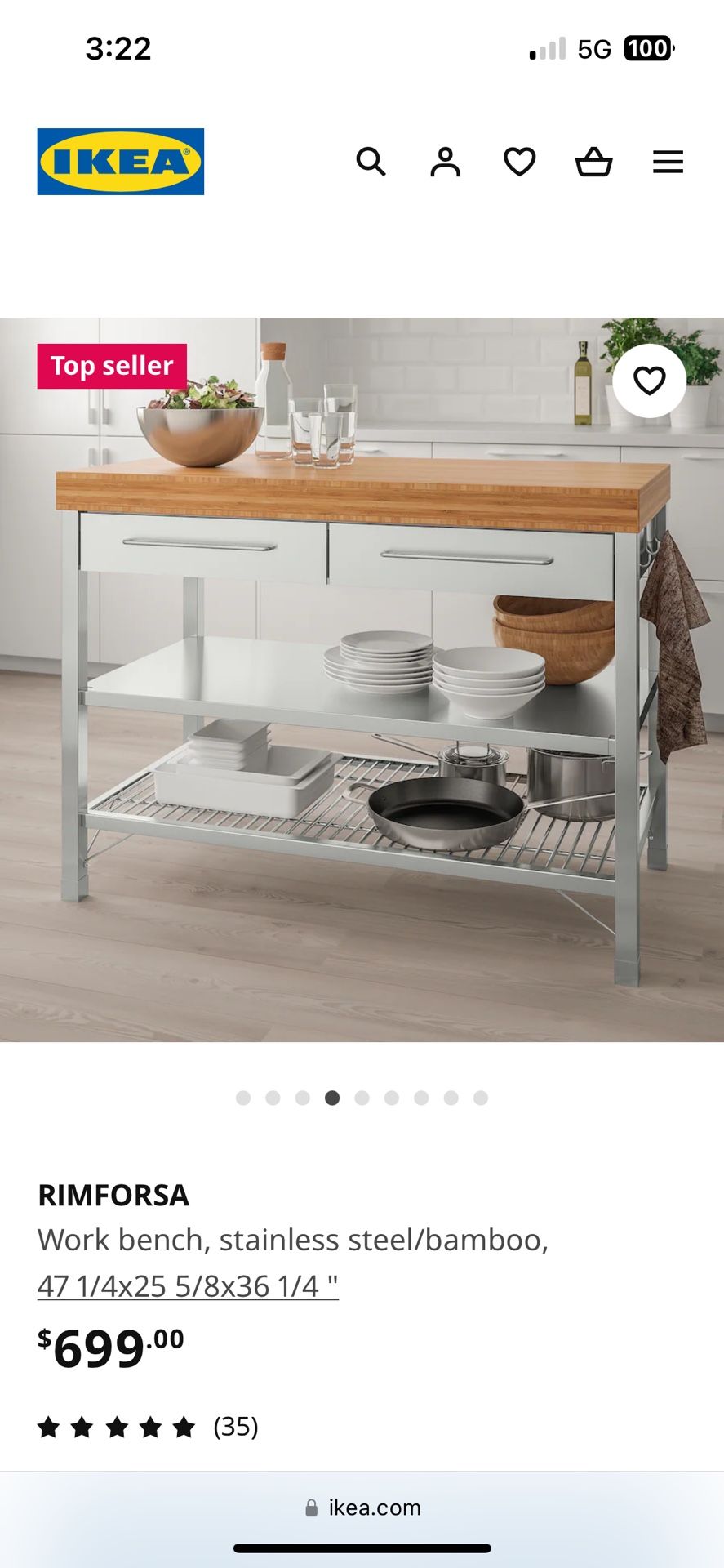 Rimforsa IKEA Work Bench for Sale in San Francisco, CA OfferUp