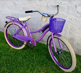 Women's huffy nel lusso 24" Beach Cruiser bike bicicleta basket