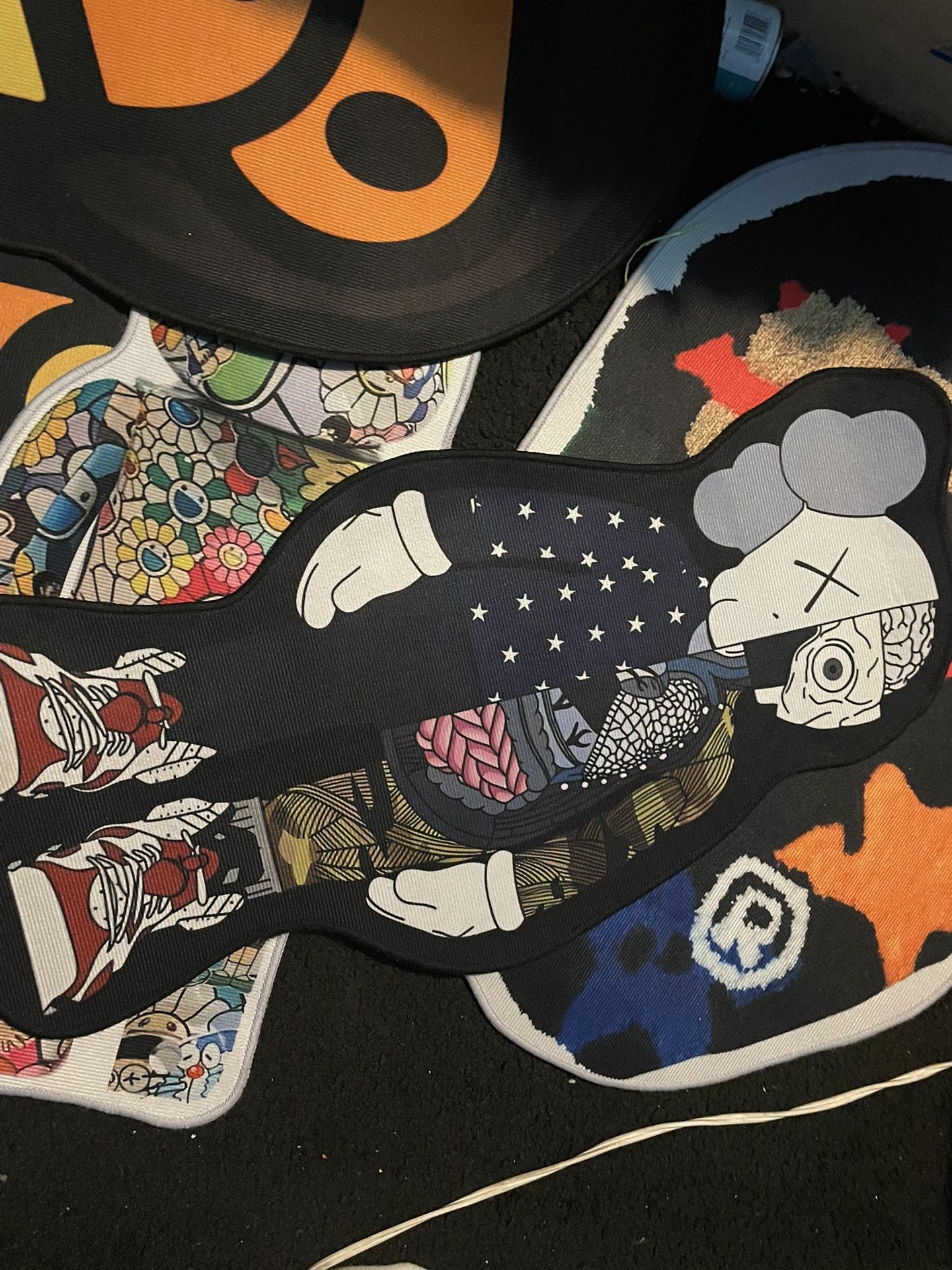 Custom Bape And Kaws Rugs