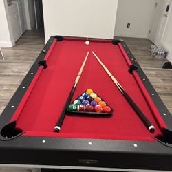 6 Ft Pool Table W Ping Pong Top 