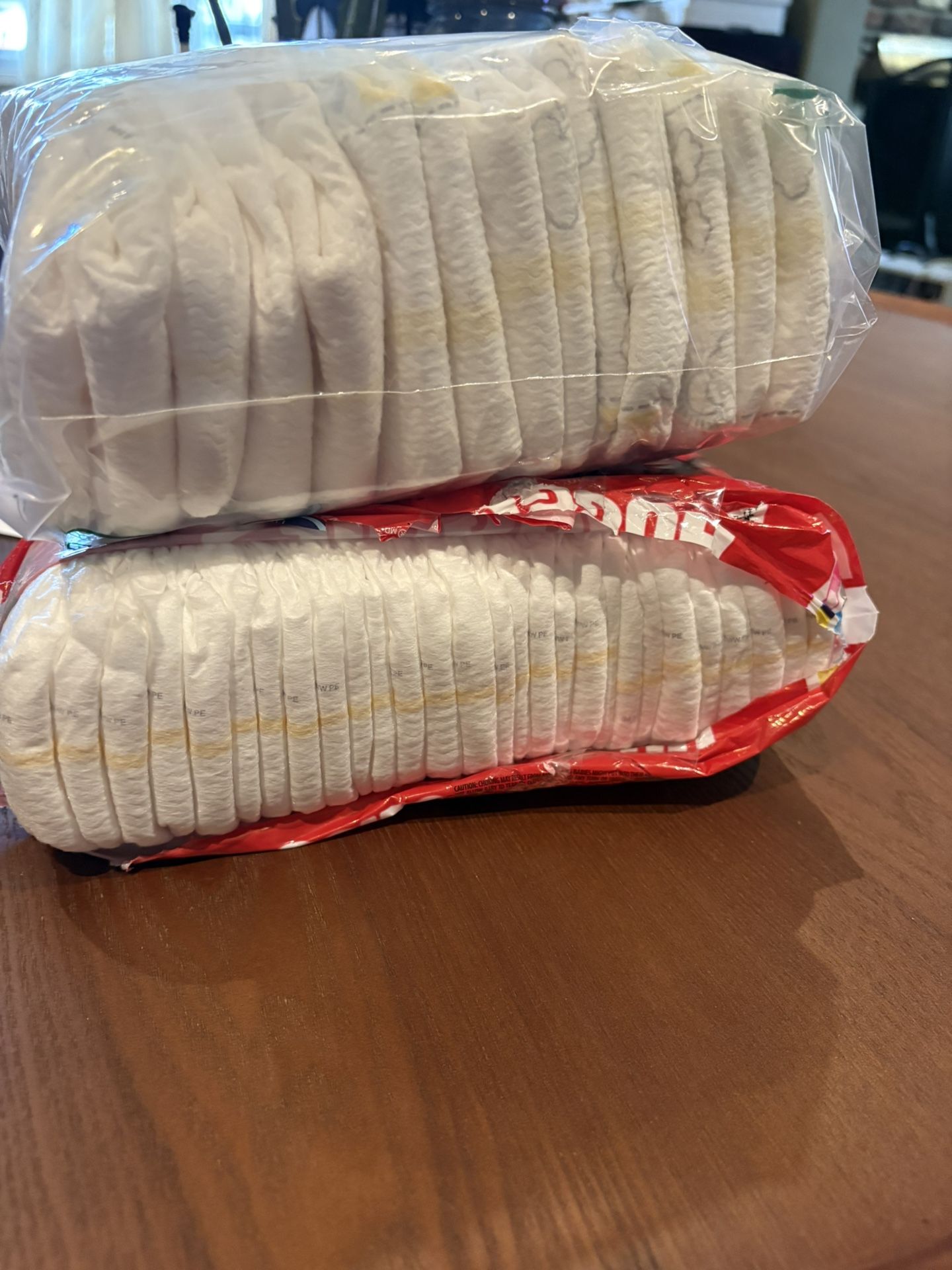 Mixed Lot Of 42 Huggies And Pampers Diapers 