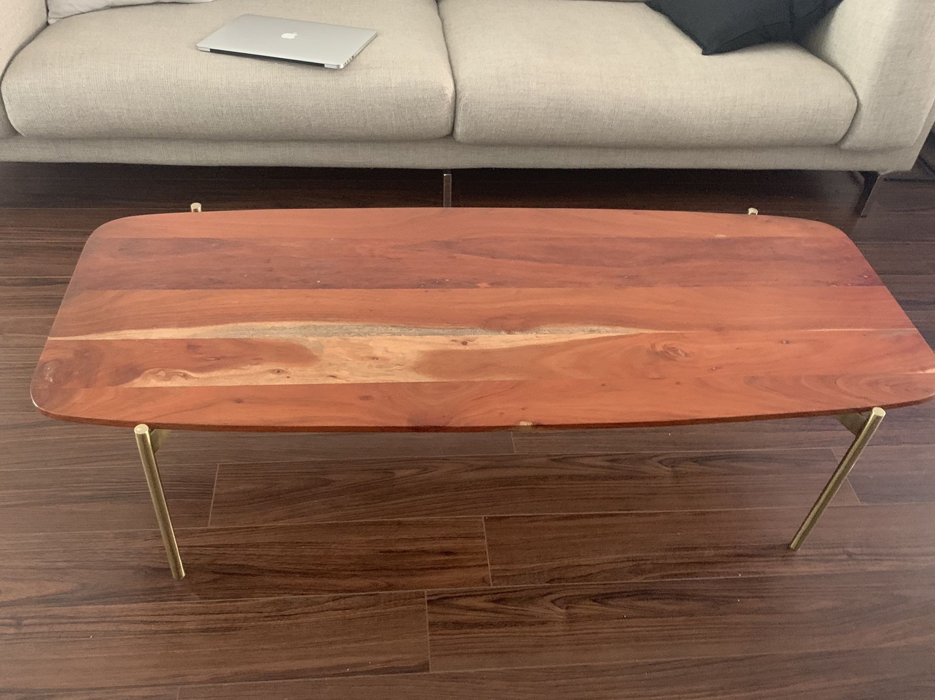 Cb2 adam coffee table discount