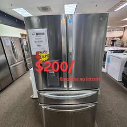 23 Cu. Ft. Smart Wifi Enabled Counter Depth Max French Door Refrigerator 