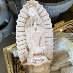 Virgen De Guadalupe Hecha De Cantera 