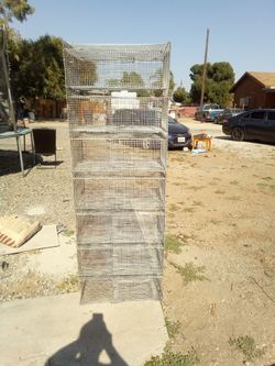 Quail cages