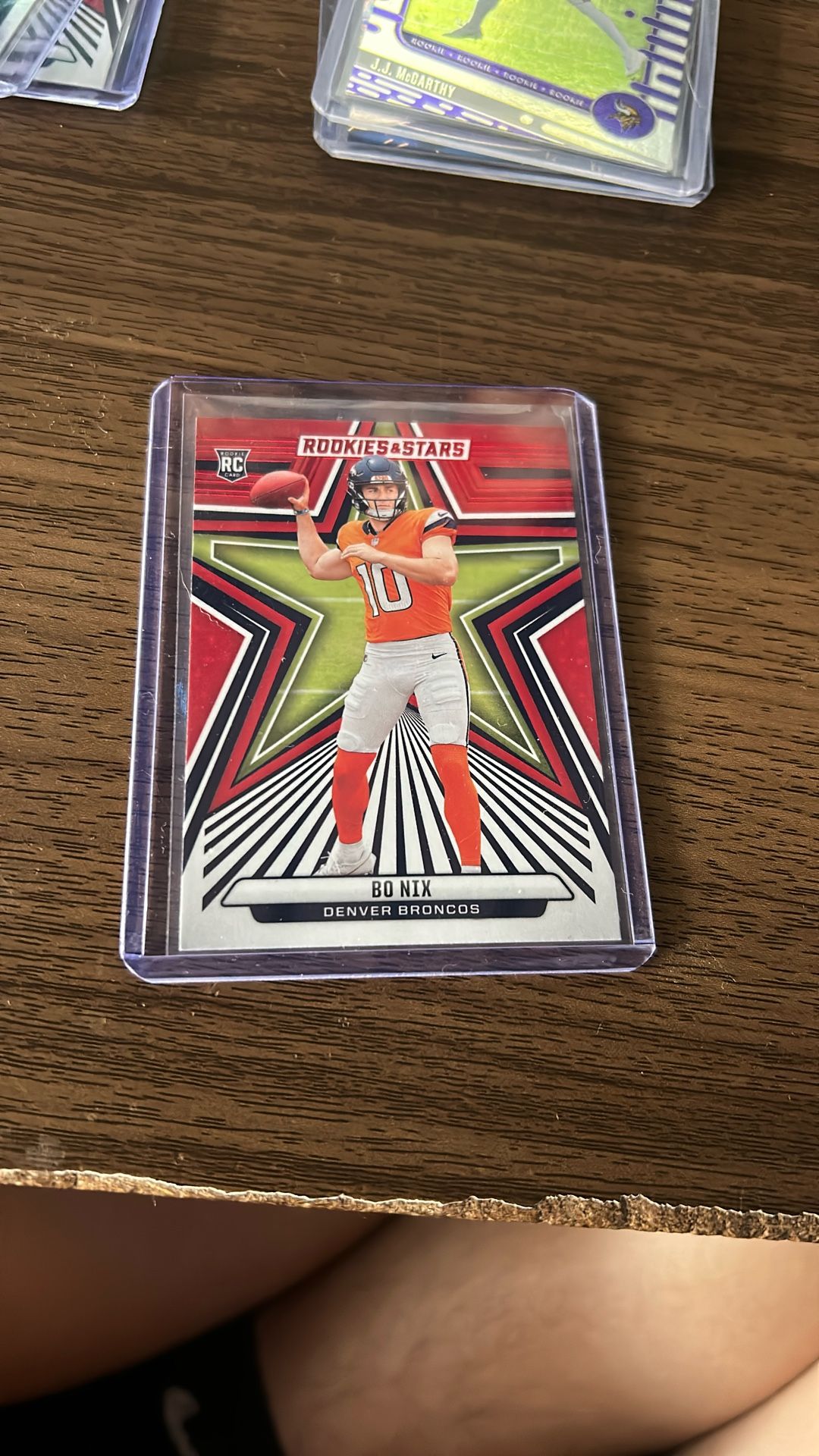 Bo nix red rookies and stars rookie