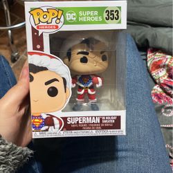 Superman In Holiday Sweater Pop
