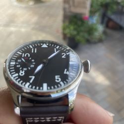 parnis Pilot Watch Hand Winding