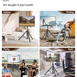 Portable TV Stand Tripod TV Stand for 23-75 Inch LED LCD OLED 