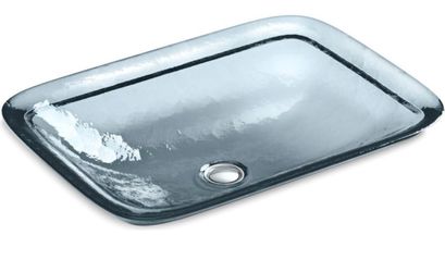 Kohler K-2773-TG1 Glass Translucent blue Sink 20 5/8x14 15/16x5 in