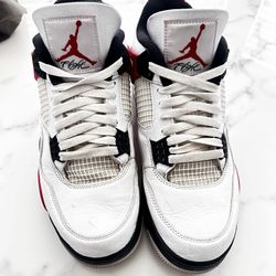 Jordan 4 Red Cement Size 9