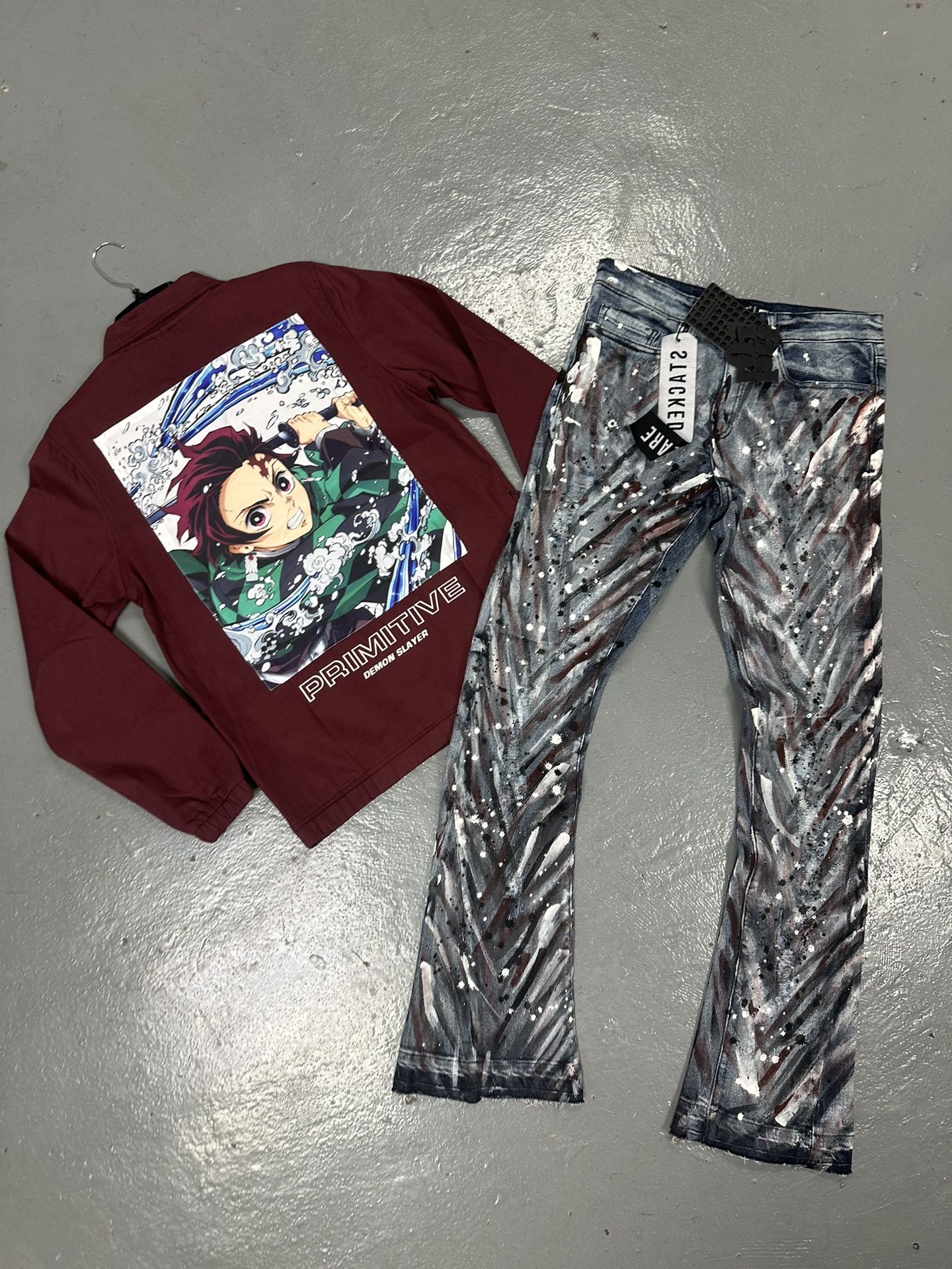 New Stacked Jeans New Jacket