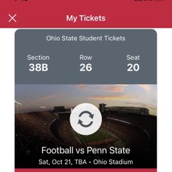 OSU Penn state ticket