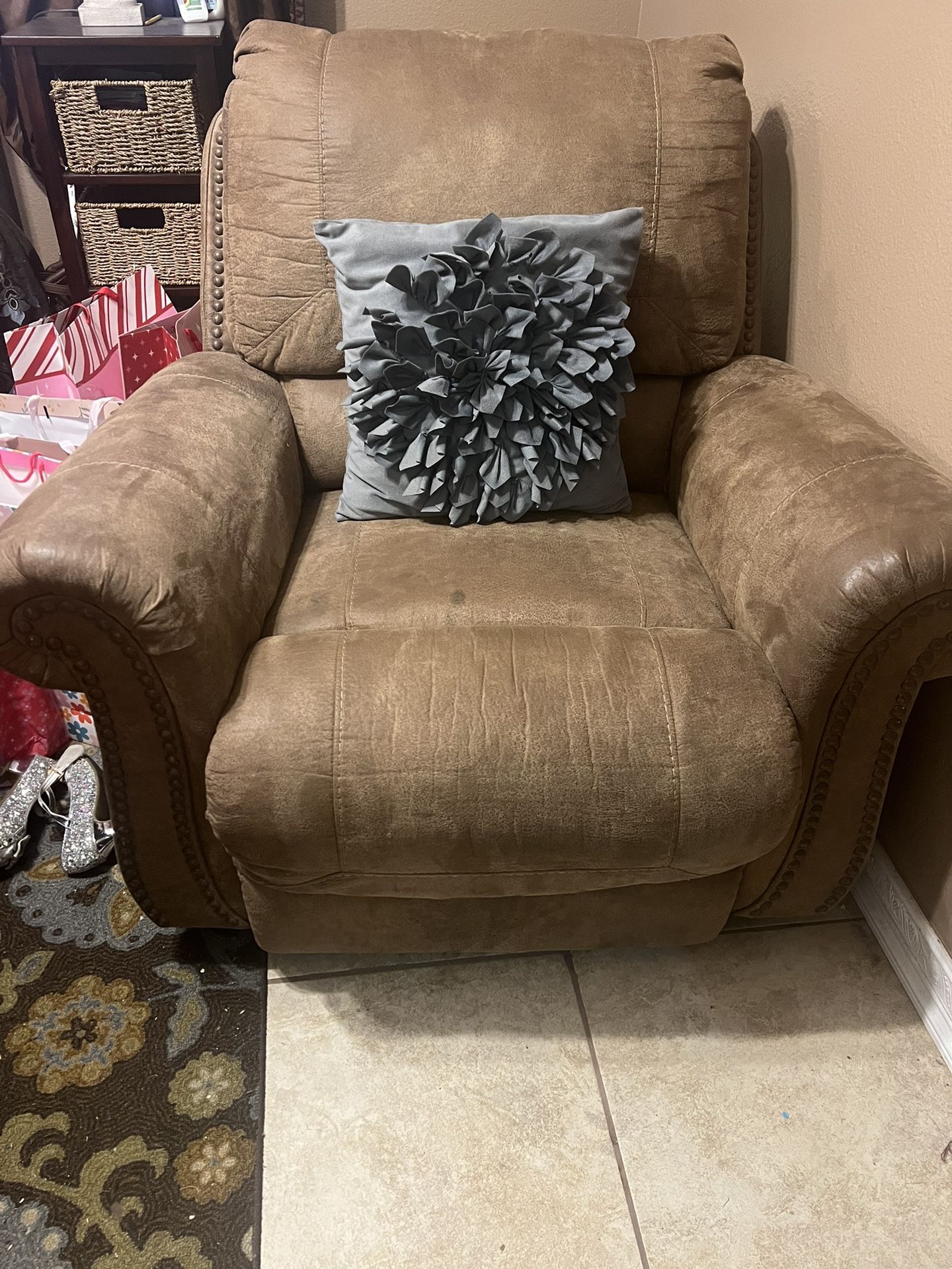Rocker Recliner Tan