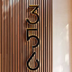Aluminum cladding perfect for siding, accent walls, interior and exterior