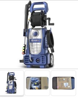 NEW Pressure Washer Chicwind 1800w Electric With 5 Quick-Connect Nozzles and Foam