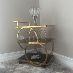 Luxury Cart Gold And Black
