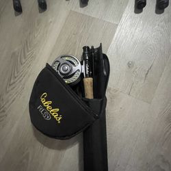 CABELA’S (ALASKA 304 / RLS+) FLY FISHING ROD & REEL SET Excellent Condition 