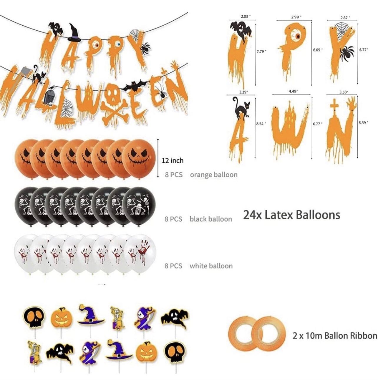 Halloween Party Decorations Set