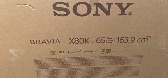 Brand New 65 Inch Sony Bravia X80k Smart Tv 