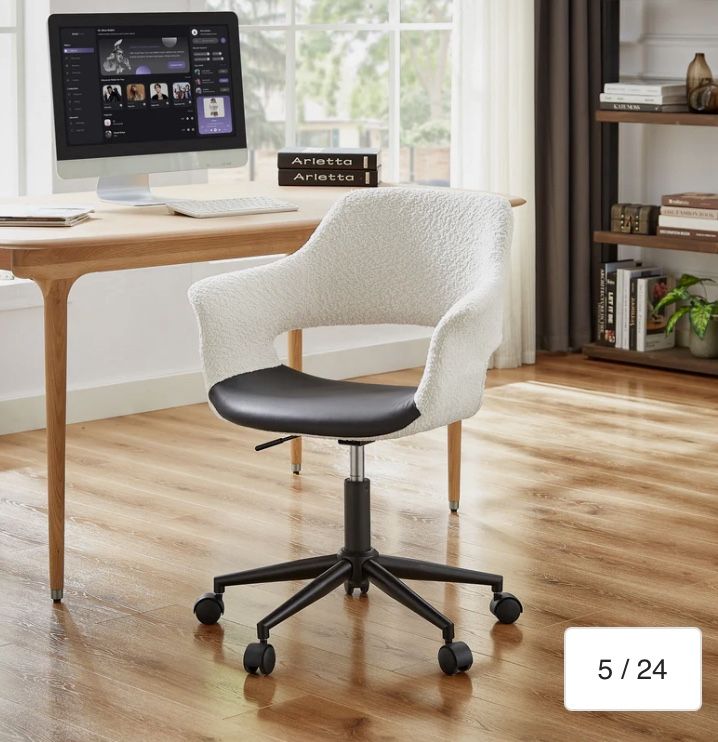 Art Leon Adjustable and Swivel Home Office Desk Chair