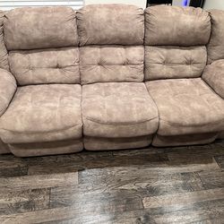 Set of 2 electric reclining couches