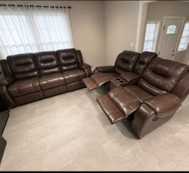 Love seat and large couch