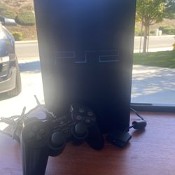 PS2 Console With Controller