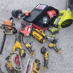 Milwaukee DeWalt Stihl Ryobi