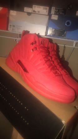 Red Suede 12s