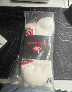 Chrome heart socks