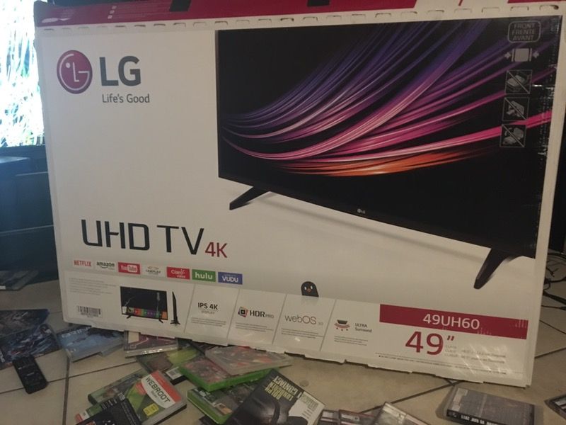 LG UHD TV 4K like new (49UH60)