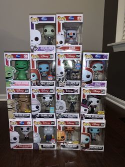 Nightmare before Christmas Funko pops