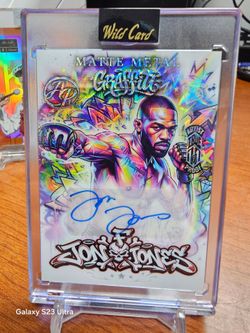 2026 Wild Card Matte Metal Graffiti: Jon Jones True 1/1 Artist Proof Auto