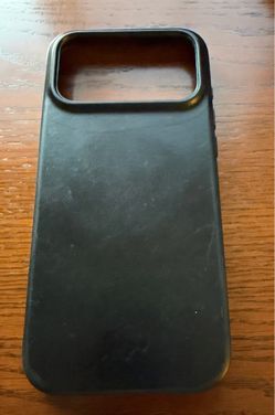 Blackbrook Black Leather Case iPhone 17 Pro Max