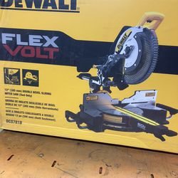 Dewalt 60V MAX* 12in. Double Bevel Sliding Miter Saw.