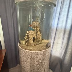 70 Gallon Cylinder Aquarium