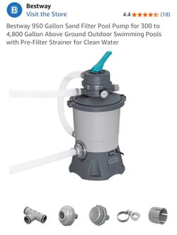 Bestway 950 Gallon Sand Filter Pool Pump – Excellent Condition