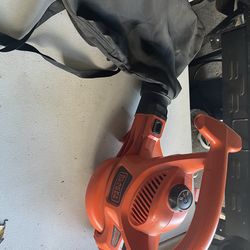 Black & Decker LeafHog electric blower/vacuum/mulcher.