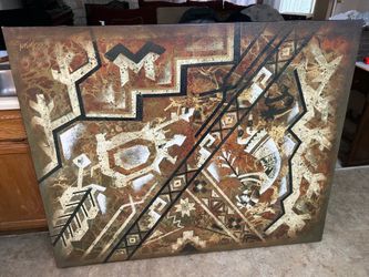 Southwest Style Abstract Canvas