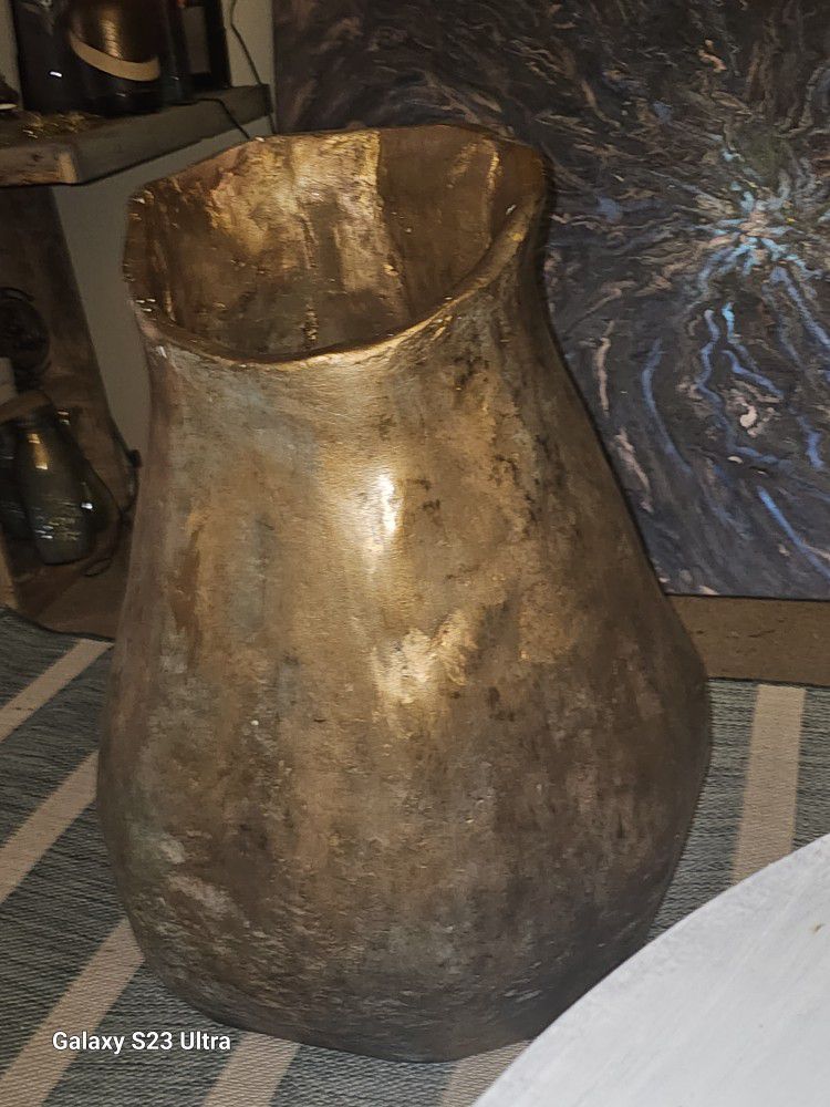 Large, Bottomless, Handmade Floor Vase