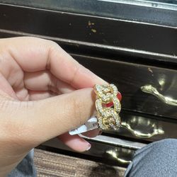 10k Gold REAL DIAMOND RING For A Good Price!!