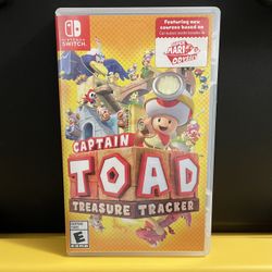 Captain Toad Treasure Tracker for Nintendo Switch video game console system or lite Oled toad’s toads