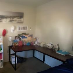 L-Shaped Corner Desk – Large Workstation / Home Office  55” by 60”